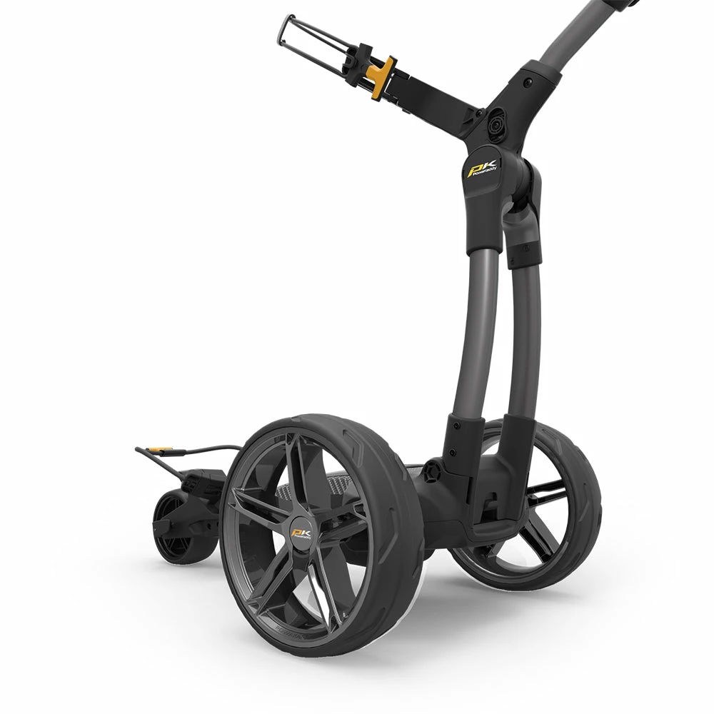 Powakaddy FX5 Lithium Gun Metal 2023 Electric Golf Trolley + Free Gift - Image 5