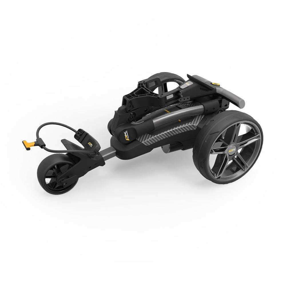 Powakaddy FX5 Lithium Gun Metal 2023 Electric Golf Trolley + Free Gift - Image 7