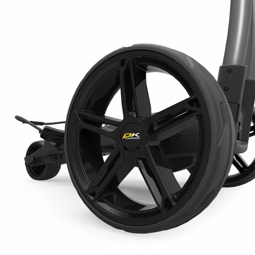 Powakaddy FX3 Gun Metal Lithium 2023 Electric Golf Trolley + Free Gift - Image 2
