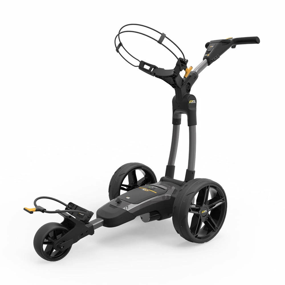 Powakaddy FX3 Gun Metal Lithium 2023 Electric Golf Trolley + Free Gift - Image 7