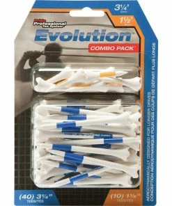 PRIDE SPORTS Evolution Combo Pack (40 Count 3 1/4 Inch) & (10 Count 1 1/2 Inch) Tees