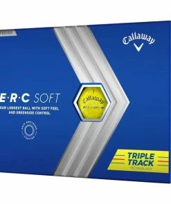 Callaway ERC Soft Triple Track Golf Balls - Yellow