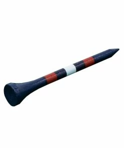 Ztech Navy 3 1/4 Inch Tees With Red & White Stripes ( 100 Count)