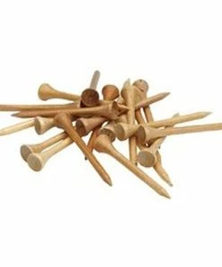 Ztech 4 Inch Wooden Golf Tees (50 Count)