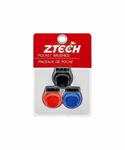 Ztech D Brush 3 Pack- Red, Black, Blue