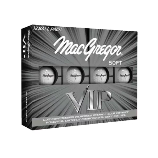 MacGregor Golf MacGregor VIP 12 Golf Ball Pack - White