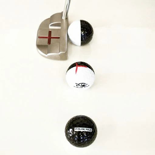Eyeline Golf 3-Pack MyRoll Training Balls 2 Colour 50/50 - Image 3