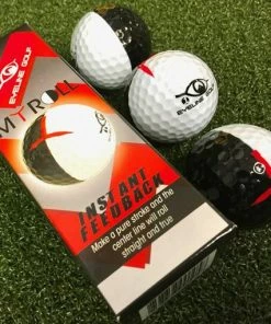 Eyeline Golf 3-Pack MyRoll Training Balls 2 Colour 50/50