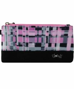 Glove It Pixel Plaid Wristlet