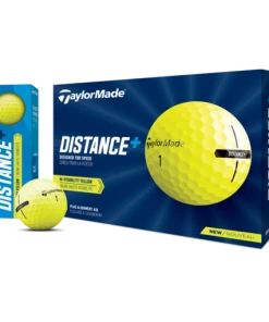 Taylormade Distance+ Golf Balls Yellow