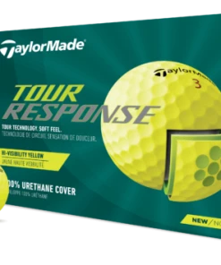 TaylorMade Tour Response Yellow Golf Balls 2022