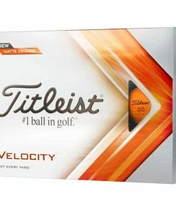 Titleist Velocity Golf Balls - Orange